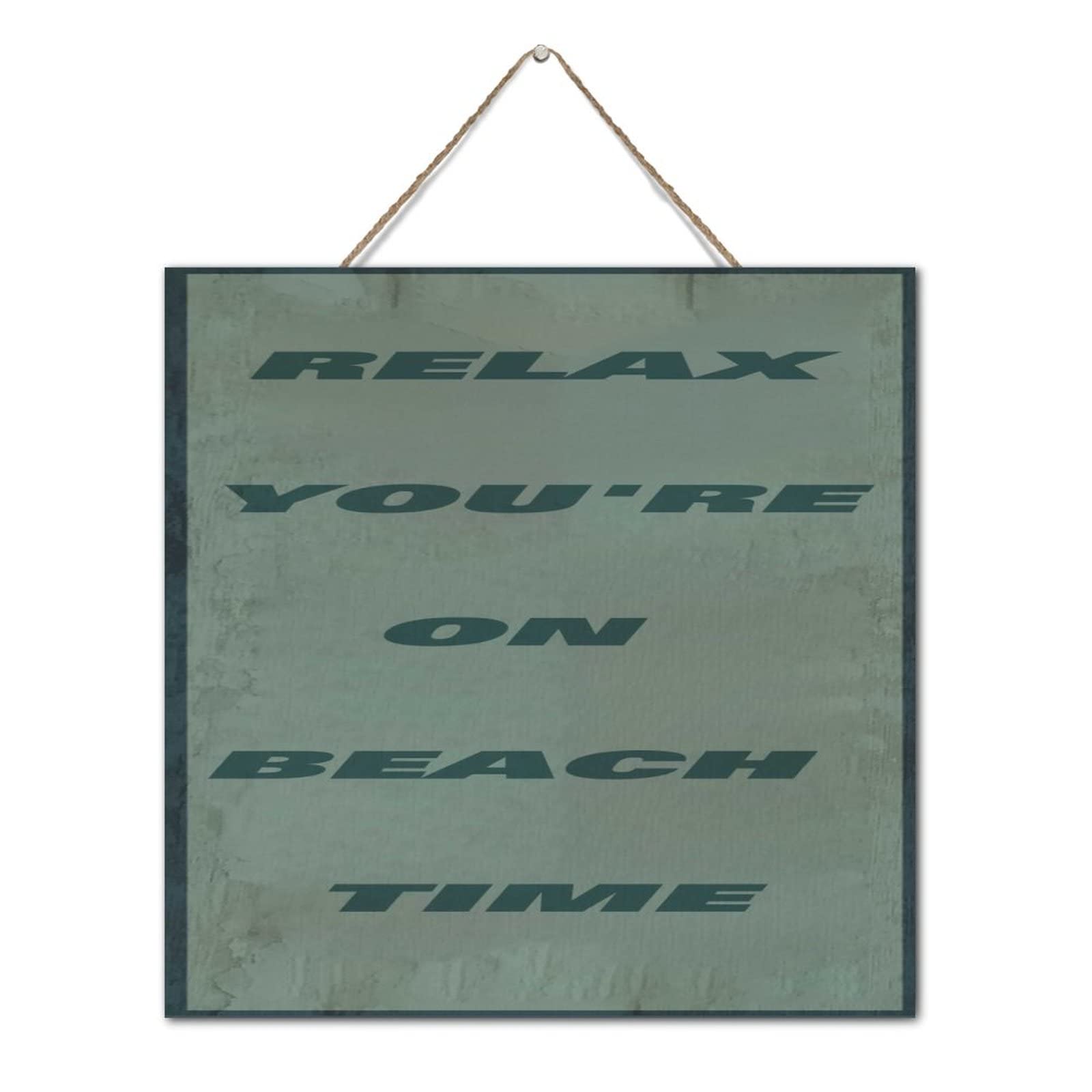 Plaque bois Relax You On Beach Tineme déco murale maison moderne