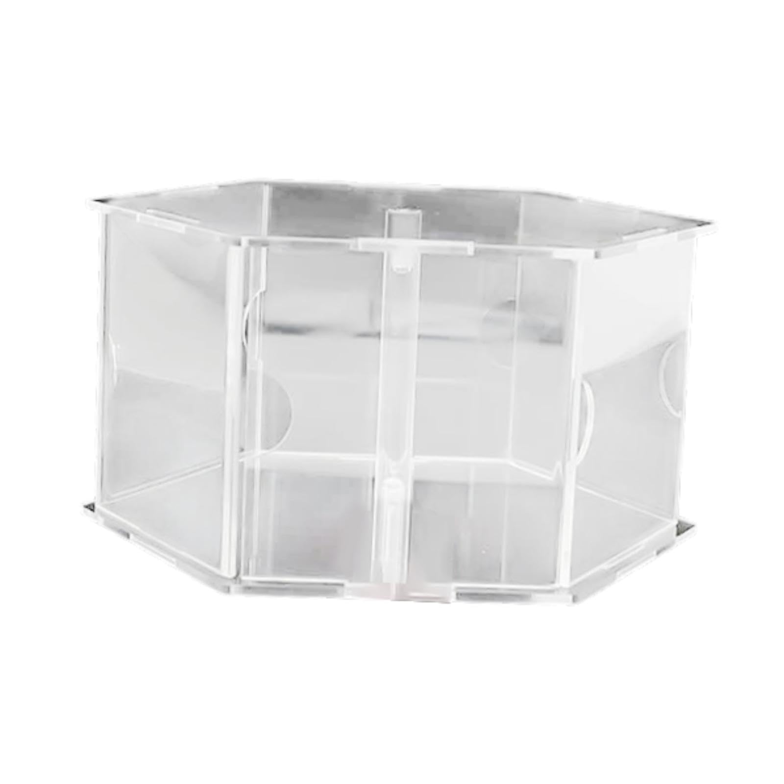 Ioensy Fillable Cake Riser Cylinder Display Riser Dessert Table Display Simple Acrylic Cupcake Display Holder for Birthday Wedding