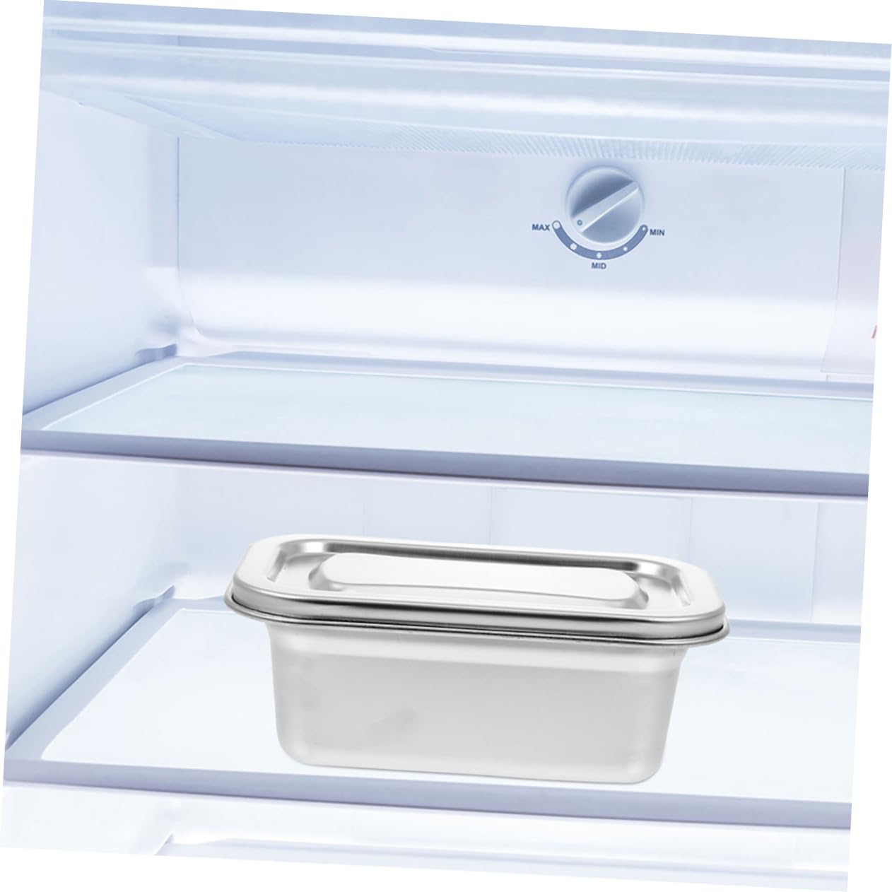 Edelstahl-Eisbox, 1,2 l, 304 wiederverwendbarer, luftdichter Behälter, stapelbare Gefrieraufbewahrung für hausgemachte Desserts, langlebig und umweltfreundlich, Küchenzubehör