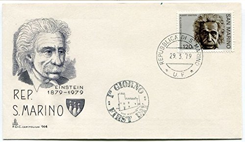 1979 Repubblica S. Marino 1° Giorno First Day Einstein SPACE