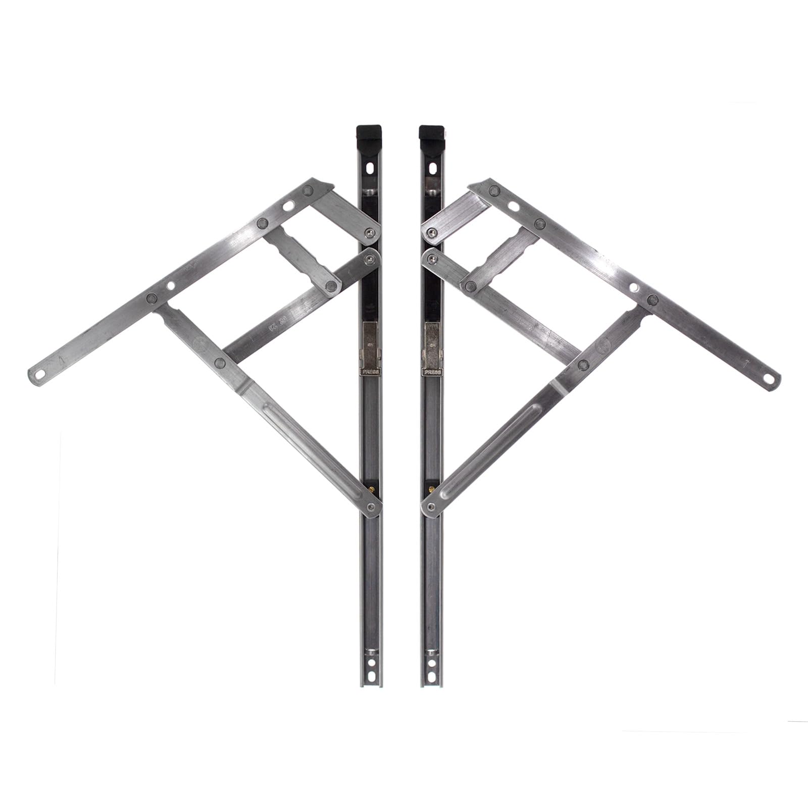 Yale Defender Friction Hinges UPVC Window Securistyle Easy Clean & Egress Opening Vent Stay (16" x 13mm (Stack Height))