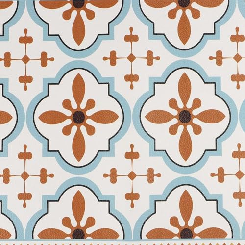 Image of Faux Leather Dining Table Placemats | Heat Insulation & Stain Resistant Waterproof Non Slip Dinner Table Mats | Perfect for Home, Kitchen, Restaurant, Office (Multicolor, Set of 3)