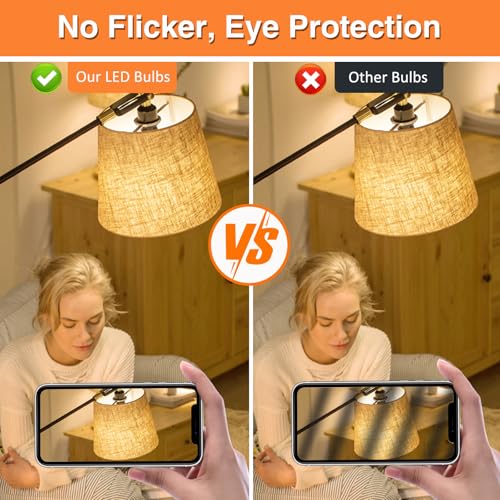 Caldarax B22 LED Bayonet Cap Candle Bulbs 5W, C37 B22 LED Candle Light Bulb 40W Equivalent, 470LM Warm White 3000K, BC Energy Saving Candle Bulbs, Non-Dimmable, Pack of 3 - Image 5