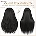 WIGNEE Yaki Curly Headband Wig Synthetic Layered Kinky Straight Half Wig Wear and Go Glueless Headband Wigs For Black Women