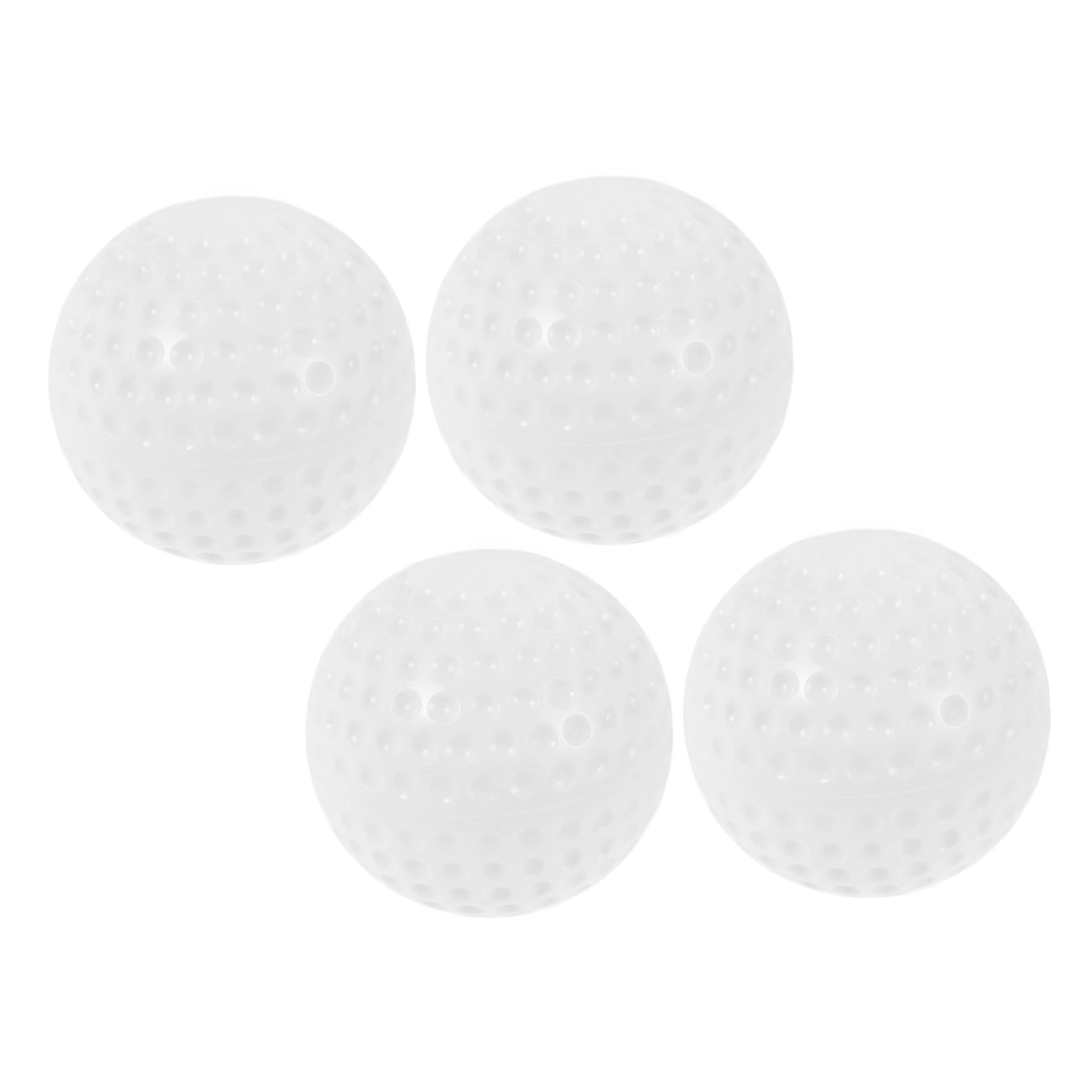 BESPORTBLE 4pcs Competition Playing Baseballs Training Baseball Competition Baseballs Baseball Ball Replacement Outdoor Practice Balls Portable Practice Baseballs Softball Balls Pu White
