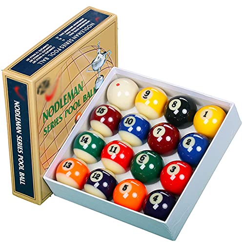 ATNCKS Bolas de billar de 2-1/4 pulgadas, tamaño reglamentario, juego completo de 16 bolas de billar de 57,2 mm