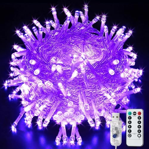 LITYBY 120LED Fairy Lights Plug in Powered 13M/42ft USB String Lights