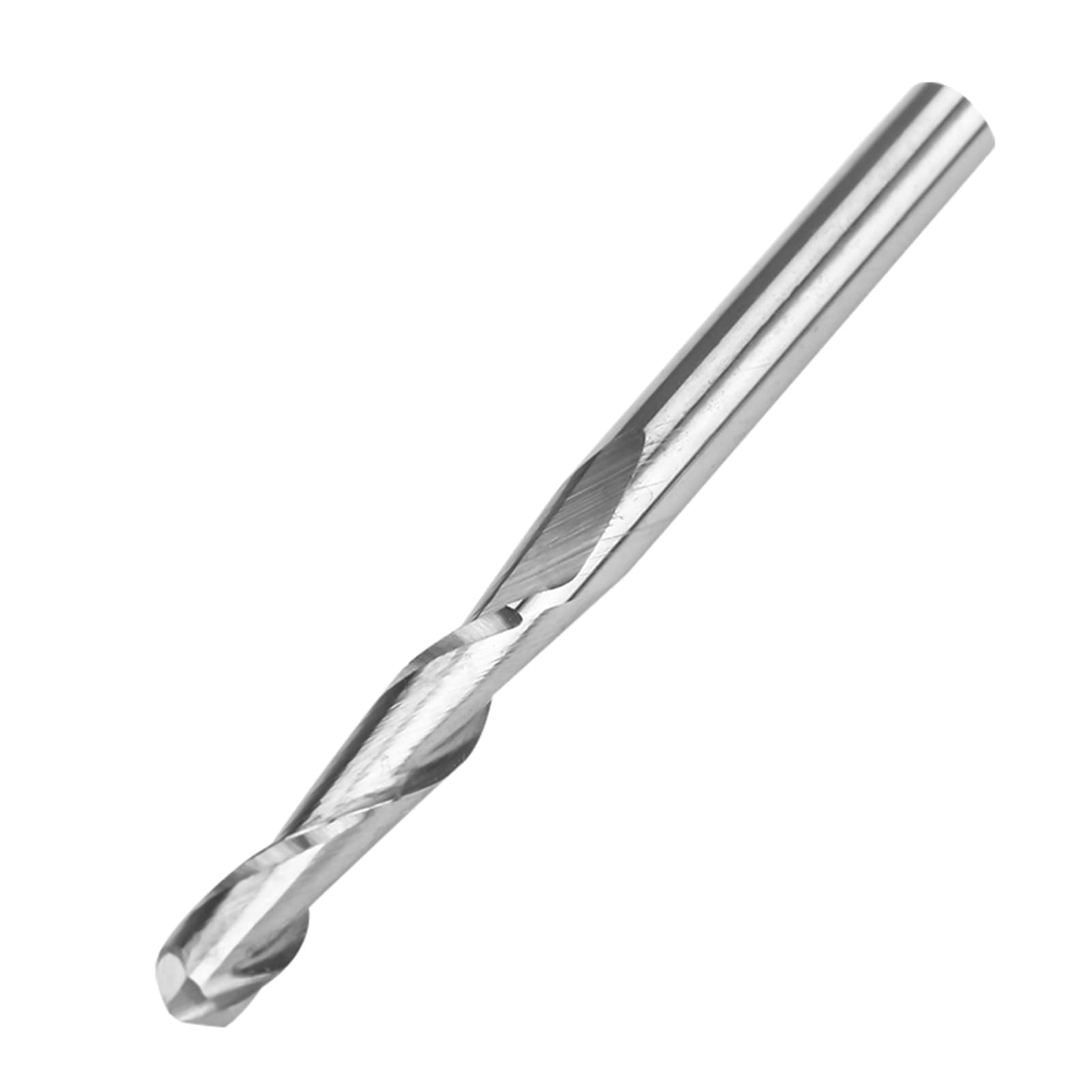 Fresas de punta esférica de carburo, brocas CNC de alta dureza para grabado, cobre, aluminio, ABS, acrílico, PVC, nailon, 10 Uds., 3,175 x 17mm