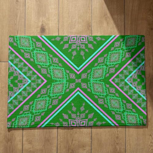 Isdreem Alfombra Puerta De Entrada Calle Felpudo Entrada Casa Barato Arte Geométrico Alfombra Felpudo Muy Grande para Entrada De Casa Felpudo Puerta Entrada, 45x75cm