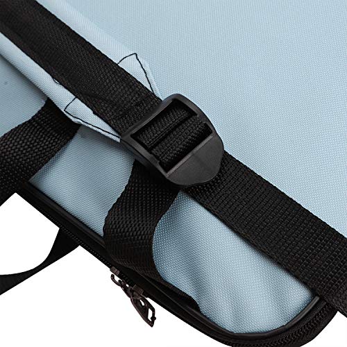 Image of JIAHG Water-Resistant Art Portfolio Carry Bag A3 Art Work Portfolio Tote Drawing Board Bag Portable Painting Sketch Pad Storage Bag Professional Art Organizer for Palette Paints Brushes