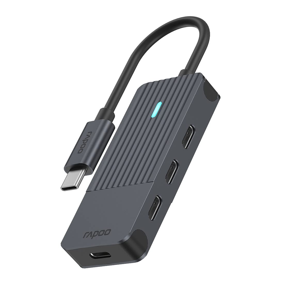Rapoo USB-C Hub Gris USB-C vers USB-C