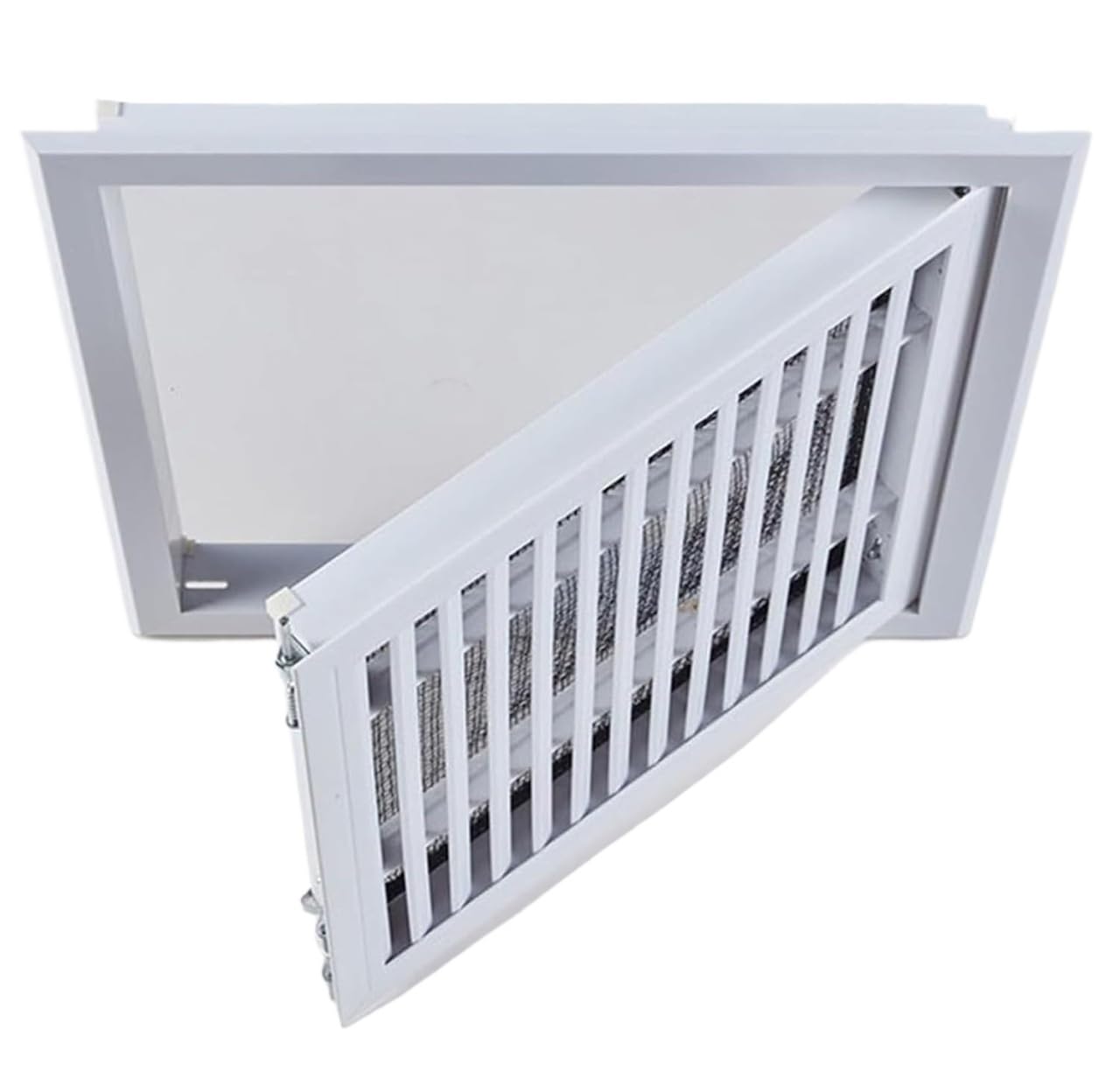 Cubierta de ventilación para panel de acceso con persiana, 300 x 300 mm, fácil de instalar, varios tamaños para HVAC y uso en pared, ideal para flujo de aire y ventilación