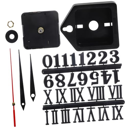 Housoutil 1 Juego Componentes de movimiento pequeño reloj de pared relojes reloj LED calendario kit gato reloj mecanismo de reemplazo de reloj de batería mecanismo de reloj con pilas Metal