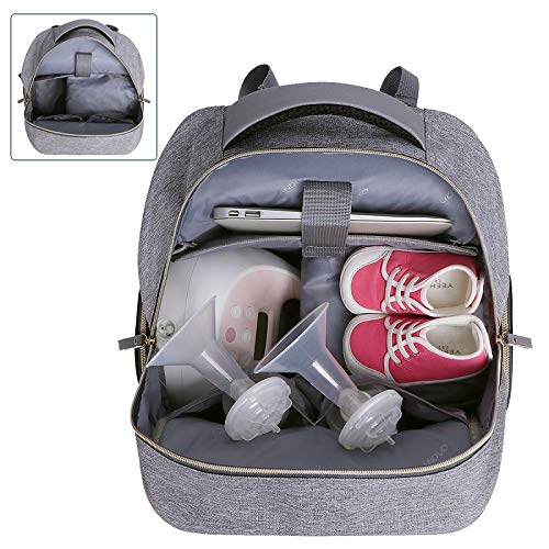 Mochila de Maternidade Lançamento Hope Land Cor:Cinza