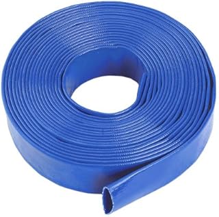 Thorne Blue Layflat Water Discharge Hose Pipe Pump Irrigation - 38mm (1 1/2") Bore x 20 Metres Long