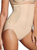 Maidenform womens Firm Foundations Waist Nipping Shapewear Briefs, Latte Lift, Medium US