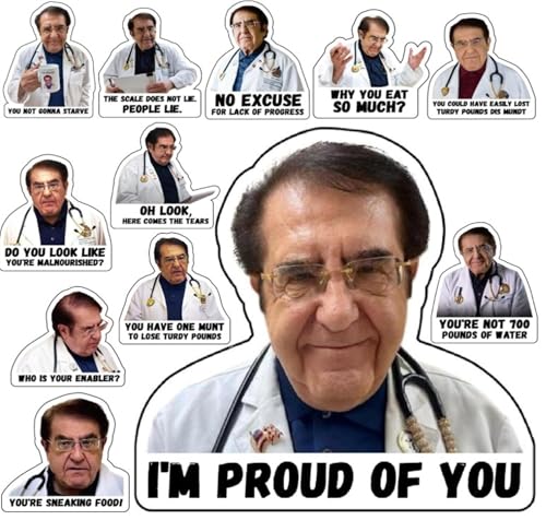 Refrigerator Magnets Dr Now Magnets Fridge (Pack of 12) Dr Nowzaradan Book Refrigerator Magnets Decorative - 3 3 Strong Black Text Motivational Diet Helper -Funny Refrigerator Magnets