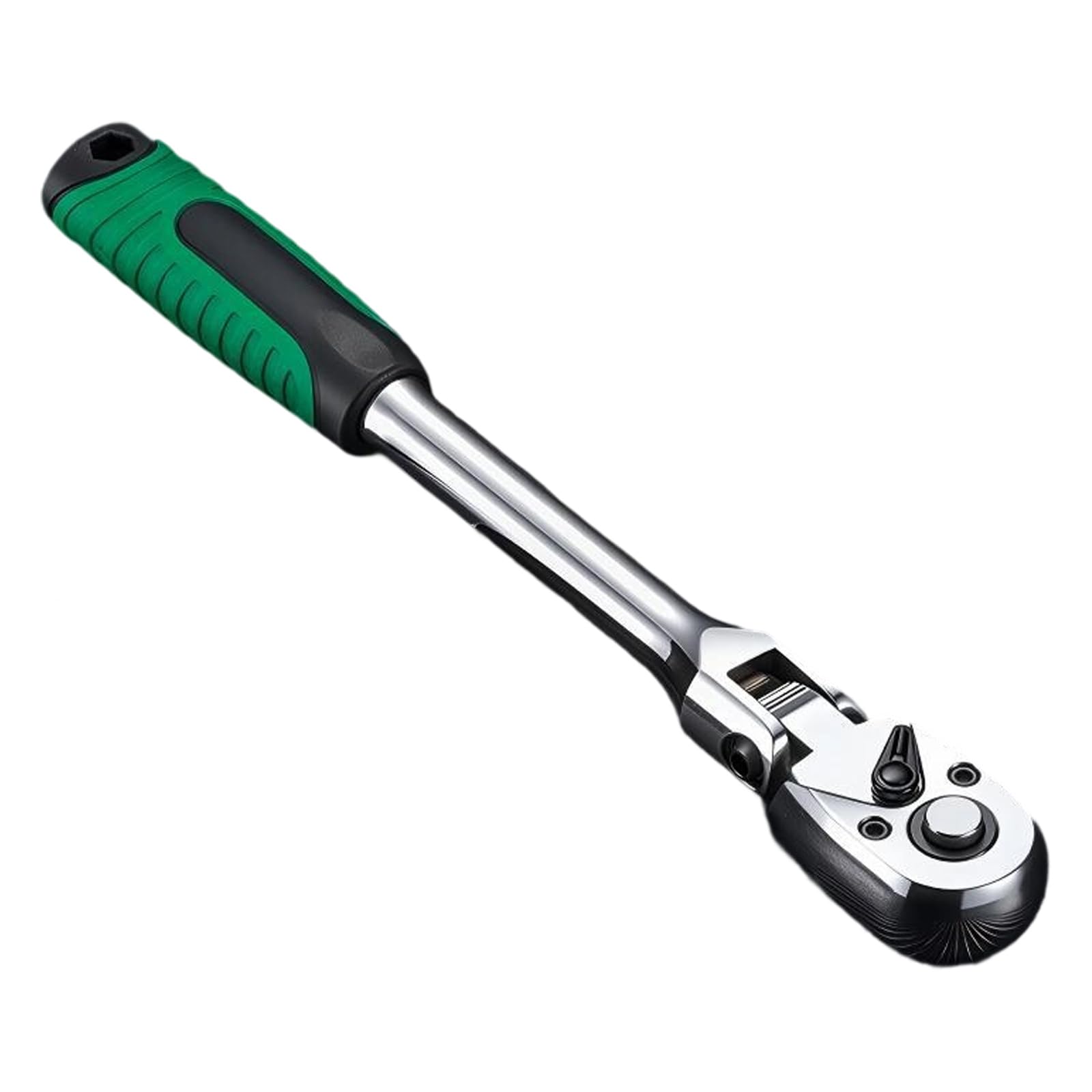 YHAILI 3/8inch 1/2inch 1/4inch 72 Tooth Drive Ratcheting Wrench Professional Automotive Improvement Easy Socket Wrench Tool
