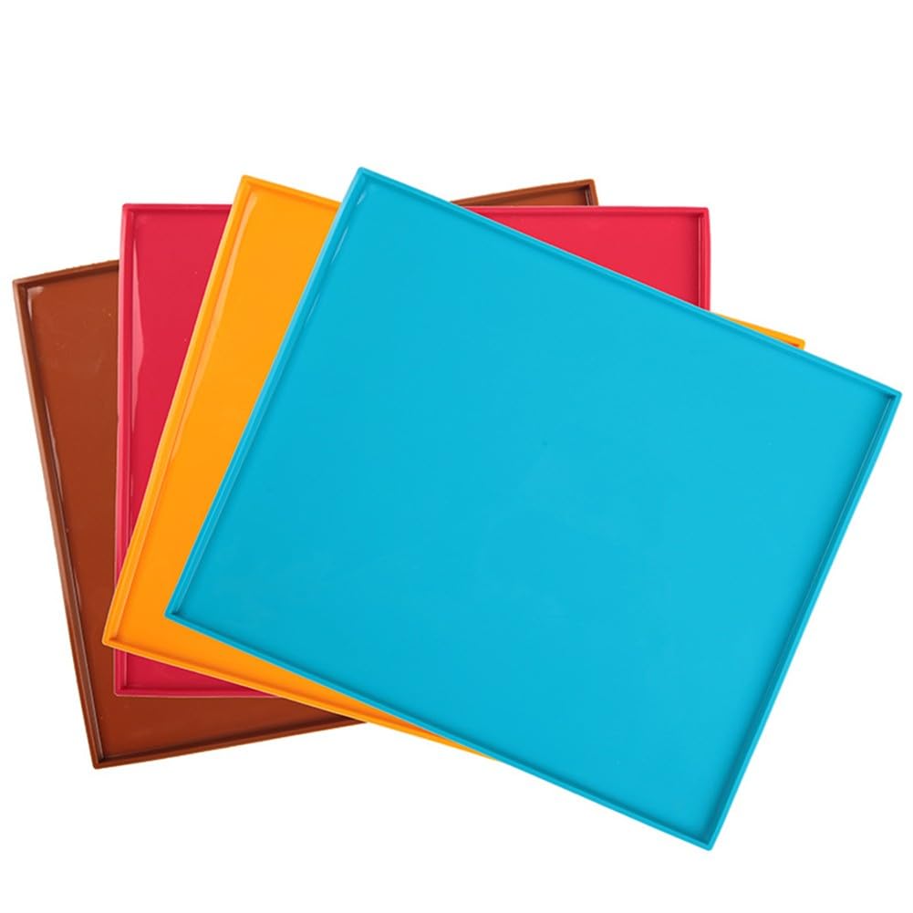 Tapis de cuisson en silicone résistant à 230 °C avec bord anti-fuite