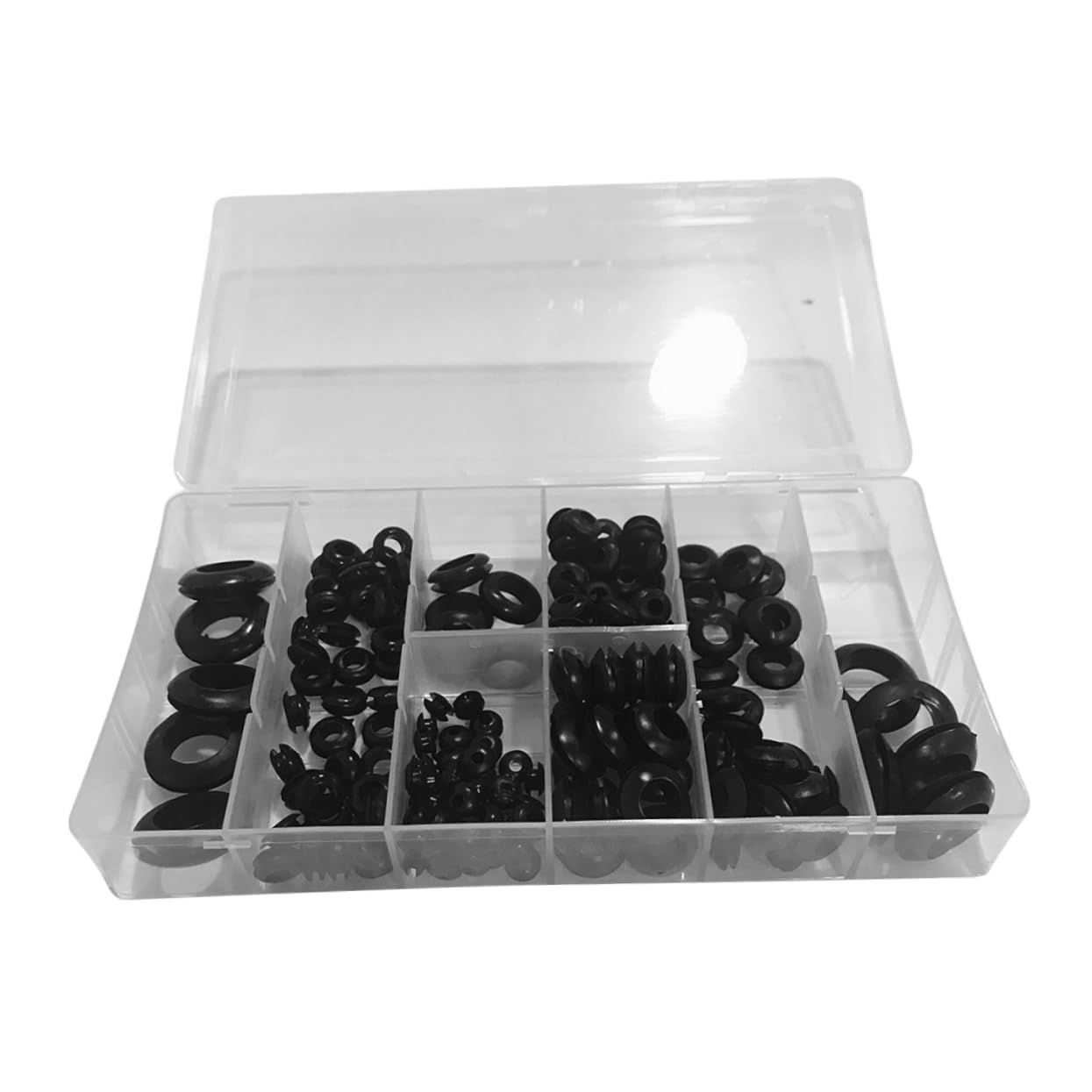 Zerodeko 180pcs Rubber Seal Kit Insulation Ring Gasket Car Ac Compressor Seals Rubber Washer Auto Repair Tool