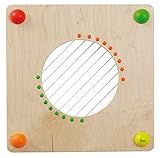 Erzi 51119 Babypfad Gitarre aus Holz, pädagogisch wertvoll, geeignet für Wartezimmer, Gruppenräume und Foyer