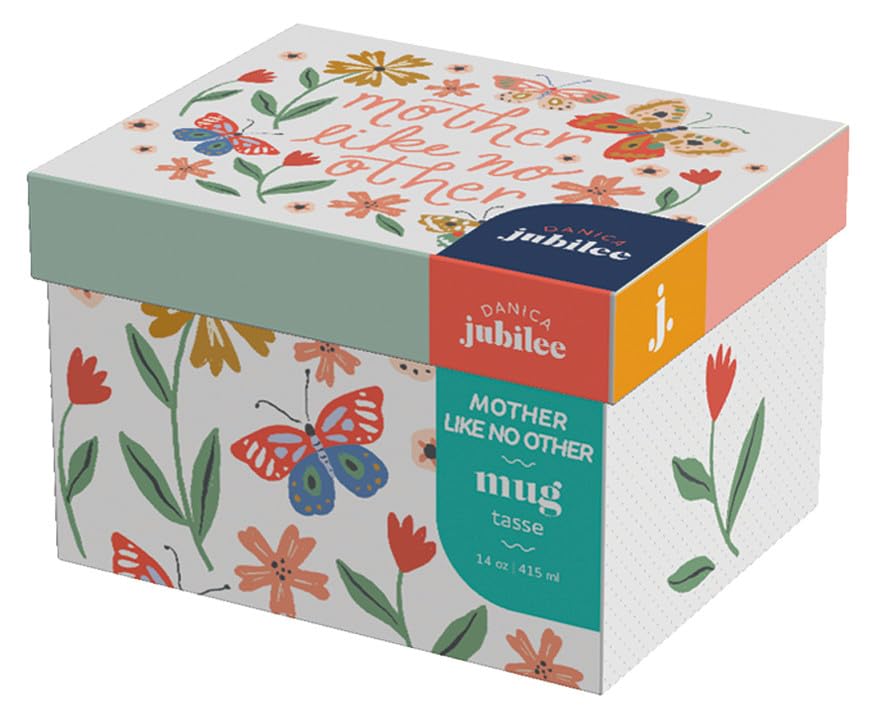 Jubilee Stoneware Mug, 14 oz, Modern Design, Mother Themed, Reusable - Image 4