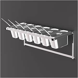 Amazon.com: Spice Rack Set, Ingredient Table, Stainless Steel Spice ...