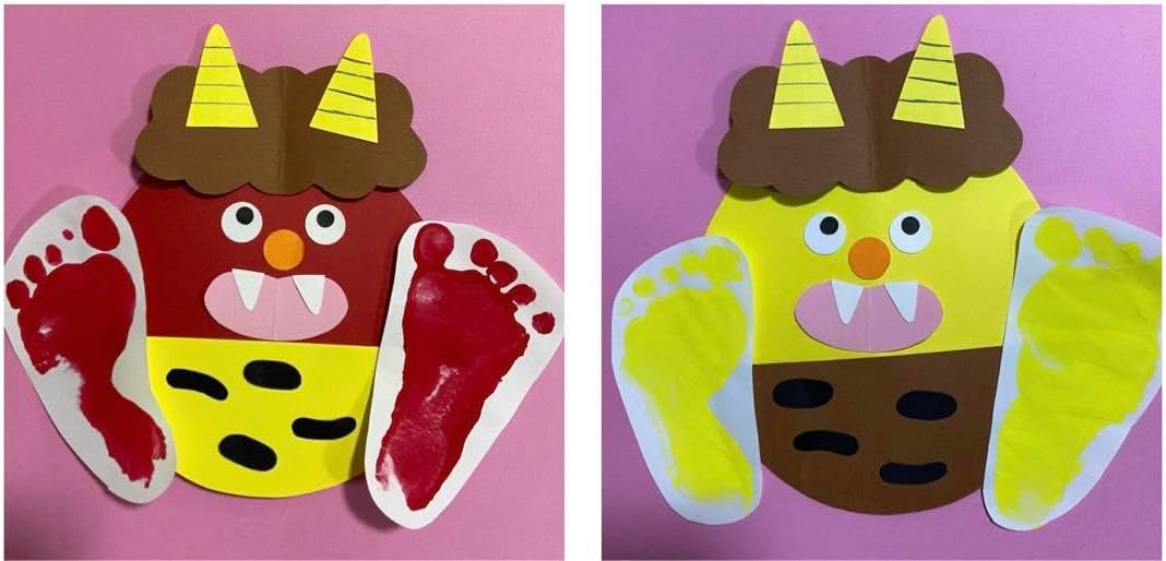 鬼 10 節分 立体 製作キット 工作 壁面飾り 保育 高齢者 クラフト 2 月