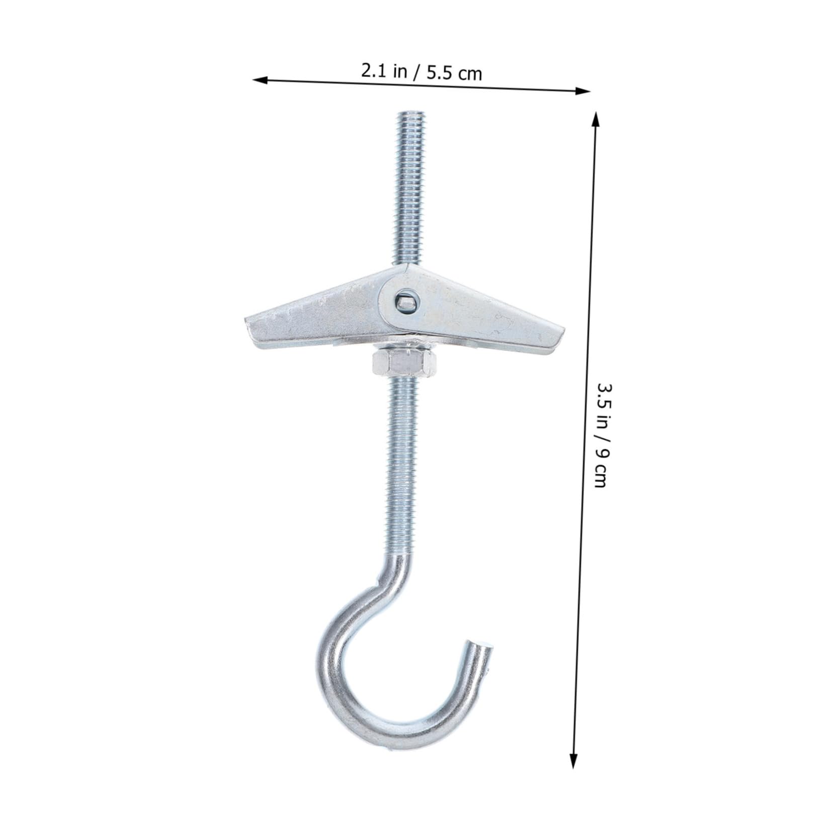 SOLUSTRE Wall Anchor Heavy Duty 5 Sets Toggle Bolts Screws Drywall Anchors for Hanging Decorations