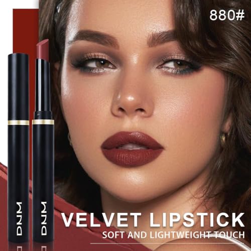 Image of Kaely Velvet Lipstick for Women, High Pigmented Matte Lipstick Long Lasting Waterproof, Velvet Silky Lip Stick Stain Makeup 24 Hour Original, Vegan & Cruelty-Free, 880