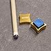 CUEELF Billiard Cue Chalk Holder Magnetic Pool Chalk Holder for Billiard Cue Snooker Accessory-1pc-Golden
