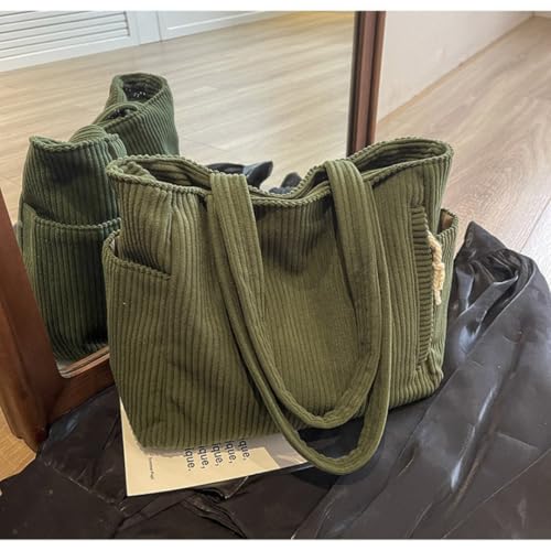 Bolso Tote acanalado con detalle de cuerda miniatura 7