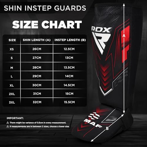 RDX IMMAF Approved Shin Guards, Competition Level Neoprene Shin Pads for Sparring and Grappling, MMA Kickboxing, Professional Shin Insteps Protection, Men Women by RDX - Image 5