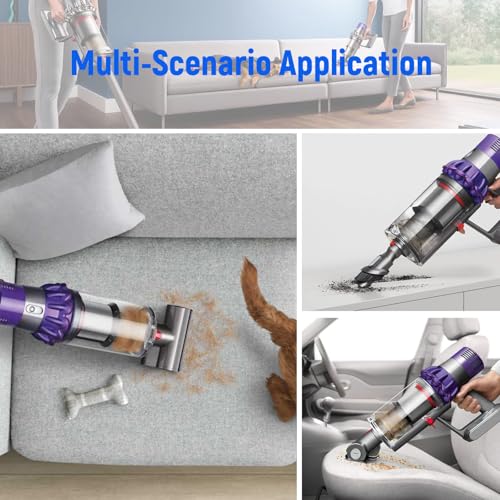 V6 6.0Ah Ersatzakku für Dyson V6 Akku Kompatibel mit DC62 DC58 DC59 DC61 DC62 Animal DC72 DC74 SV03 SV04 SV05 SV06 SV07 SV09 967810-23 967810 Handstaubsauger +2Pcs Filter