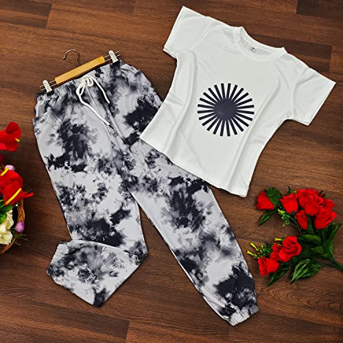 Image of DHRUVI TRENDZ Women Rayon Night Dress Full Pyjama Set