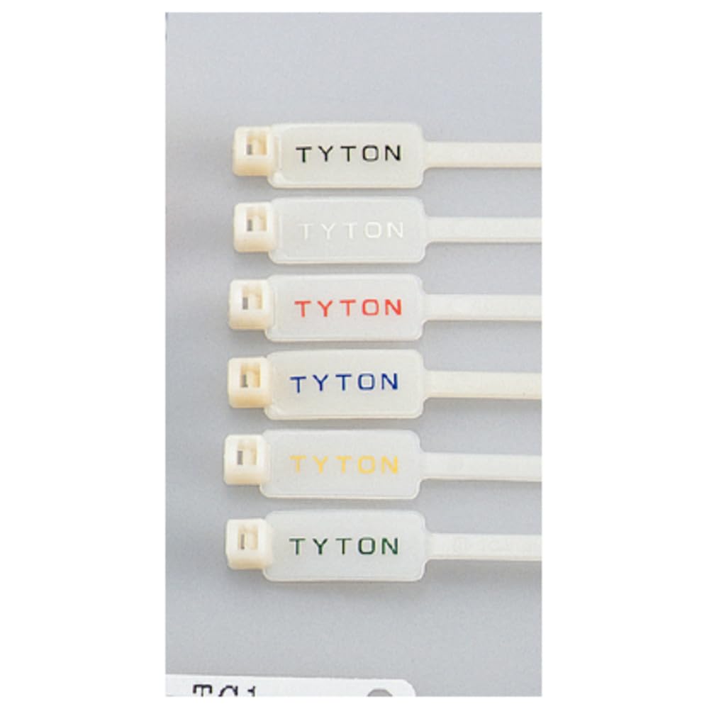 HellermannTyton, Bridas y Placas de Identificación para Marcaje de Cables, Dentado Interno, Material - Poliamida 6.6, 203x4,7 mm, color Natural, 100 Piezas