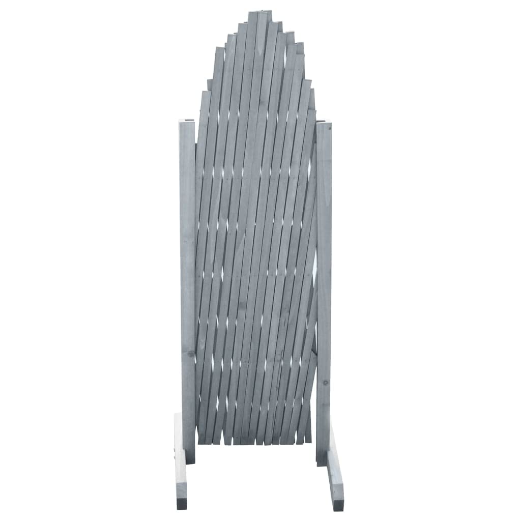 Wakects Recinzione a Traliccio Estensibile in Legno, Griglia per Rampicanti Autoportante, Staccionata per Giardino e Terrazzo, 180 x 100 cm, Grigio