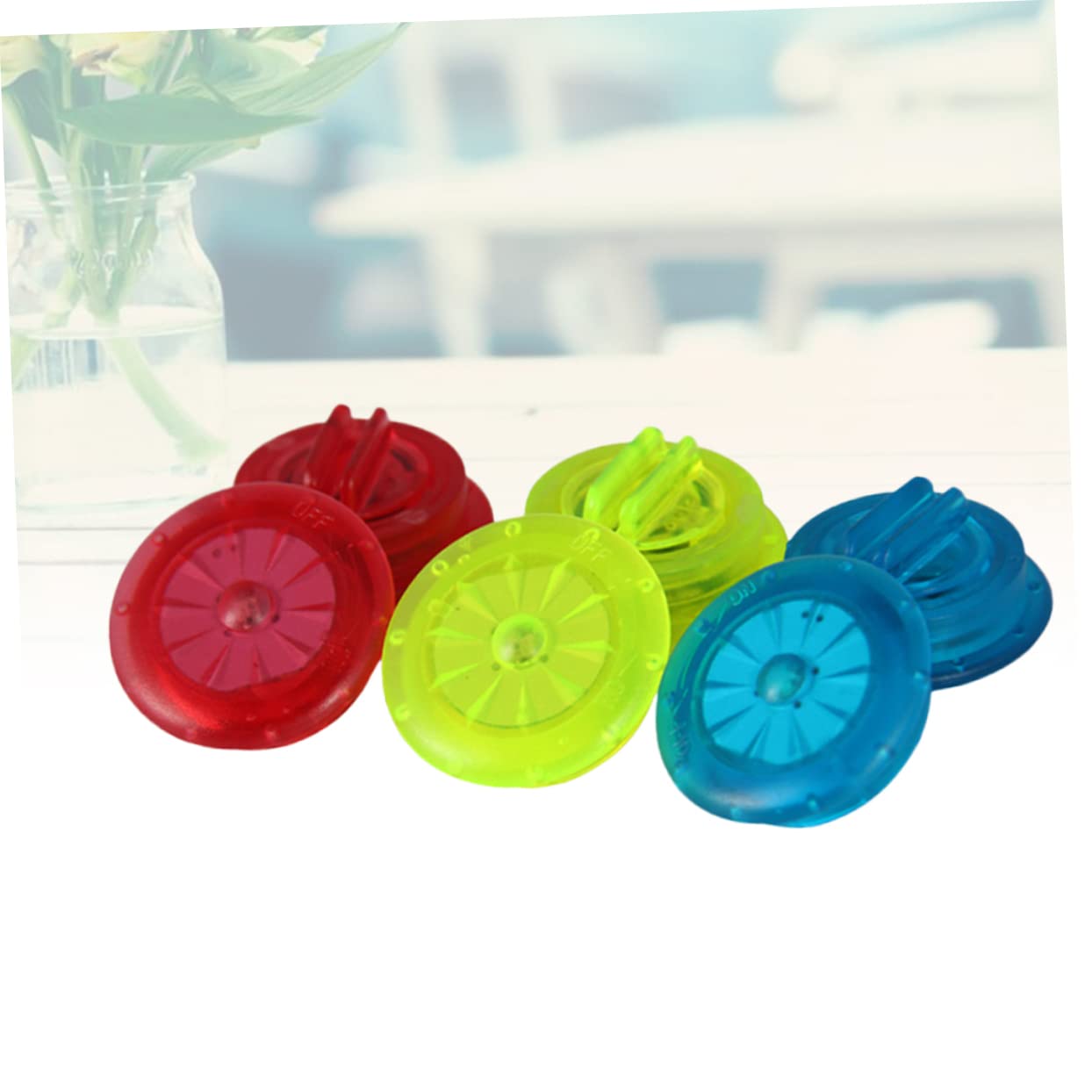 balacoo 6Pcs Mini LED Bike Spoke Lights Bicycle Wheel Decoration Bright Safety Lamp for Night Cycling Easy Installation Long Battery Life