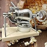 1. Costruito per durare: la nostra macchina per popcorn vintage incorpora la tecnologia all'avanguardia di terza generazione ed è realizzata con materiali di prima qualità. È realizzata in acciaio inossidabile e con alette forgiate con precisione più spesse, quindi è estremamente stabile. Non trema facilmente ad alta velocità.