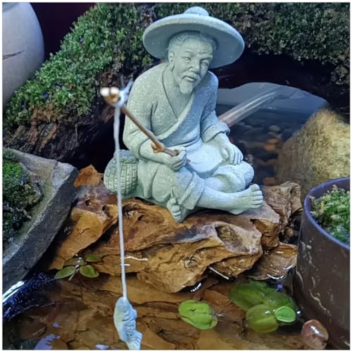 livelyfish Décorations d'aquarium asiatiques - Petite Figurine de bonsaï Japonais - Décoration...