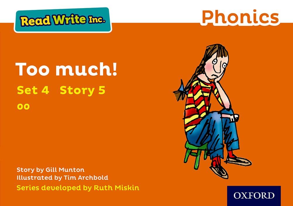 Too Much Orange Set 4 Storybook 5 Read Write Inc.  by Gill Munton PAPERBACK