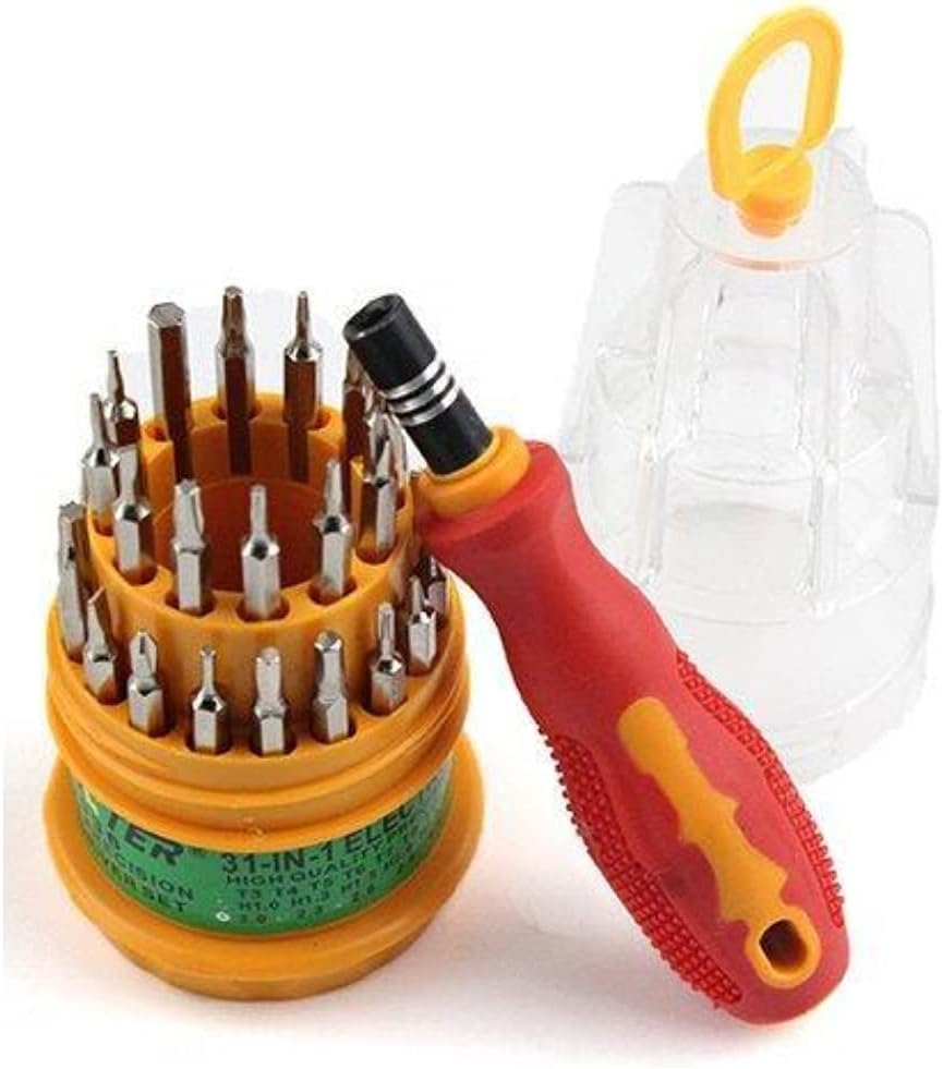 Sulfar Screwdriver Set, Steel 31 in 1 with 30 Screwdriver Bits, Professional Magnetic Driver Set, for PC/Household/Furniture/Tablet/Game Console/Electronic Devices