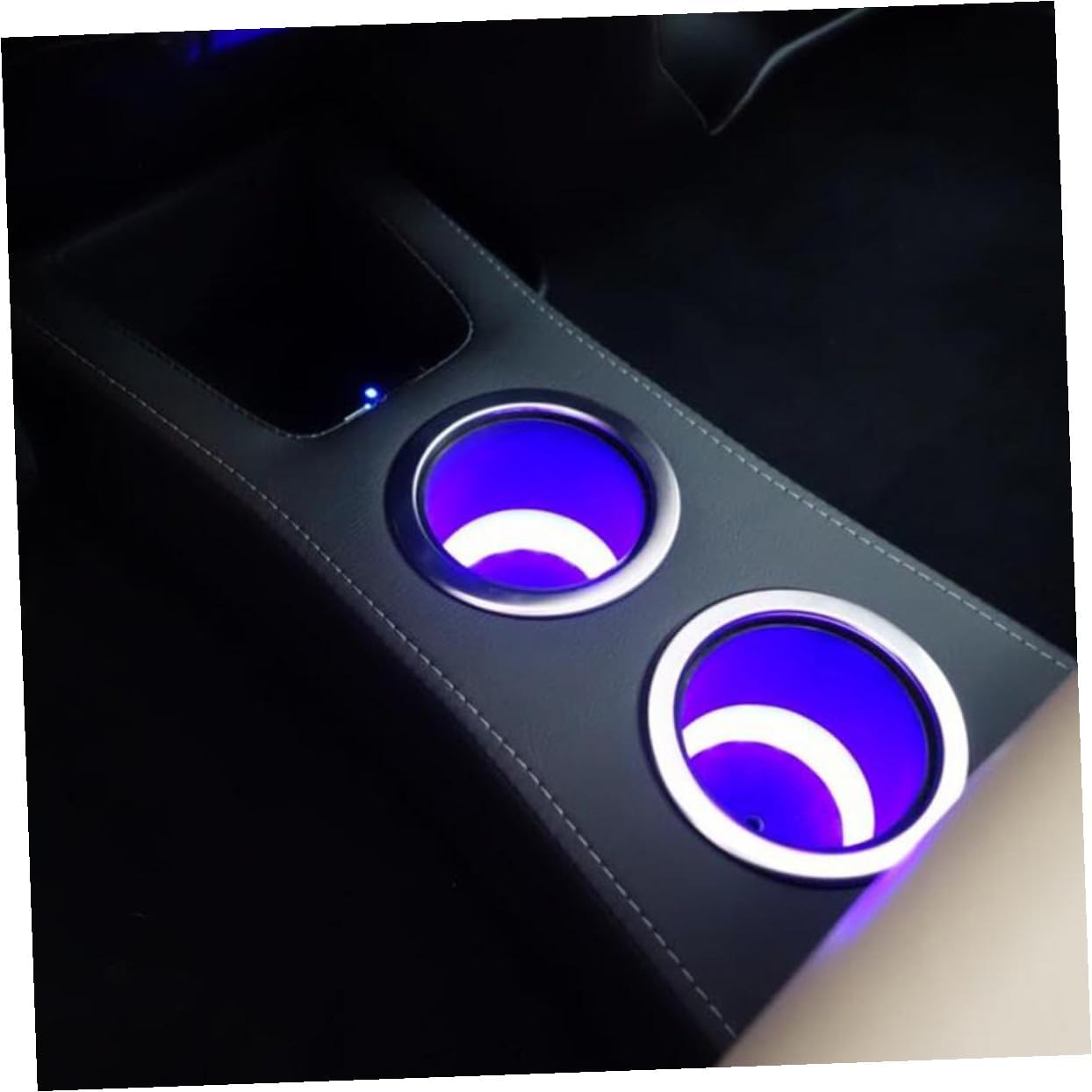2pcs Stainless Steel Car Boat Cup Holder Drink Bottle Bracket Led Cup Holder Lights for