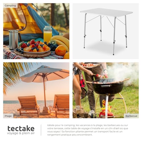 Table de camping pliante extérieur pour vos repas de vacances - 8