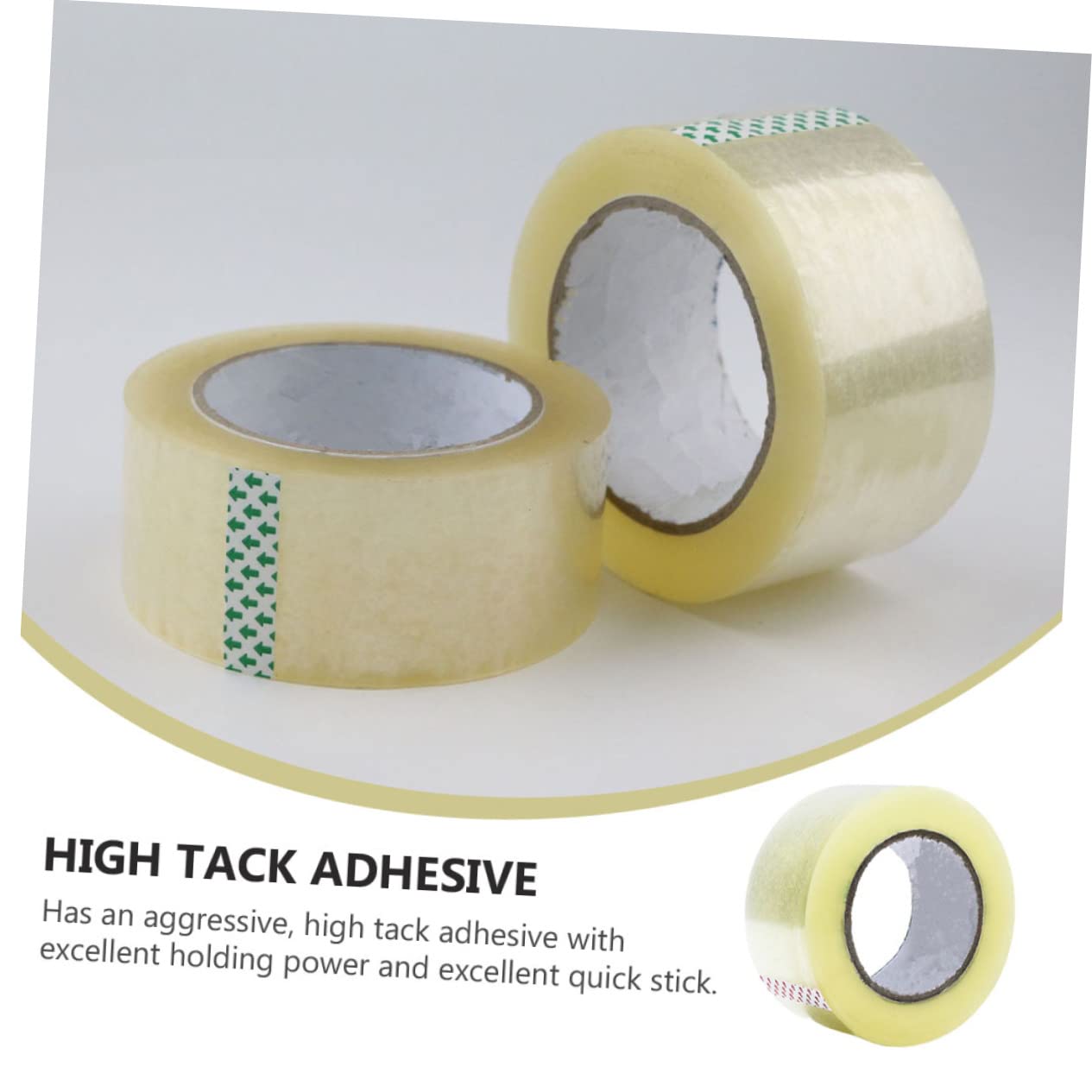 6rollen Transparentes Klebeband Stark Klebend für Verpackung mit Fixierverschluss und Geräuscharmem Design Reißfest und Langlebig