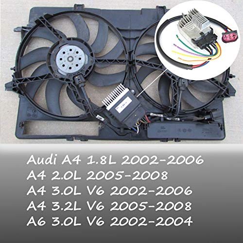image for GELUOXI 8E0959501AG Radiator Cooling Fan Control Module Replacement fo