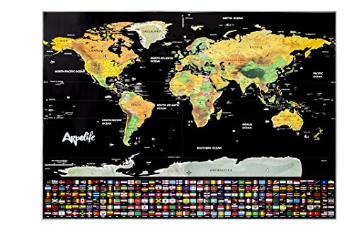 Mappa del Mondo da Grattare - Scratch Map World