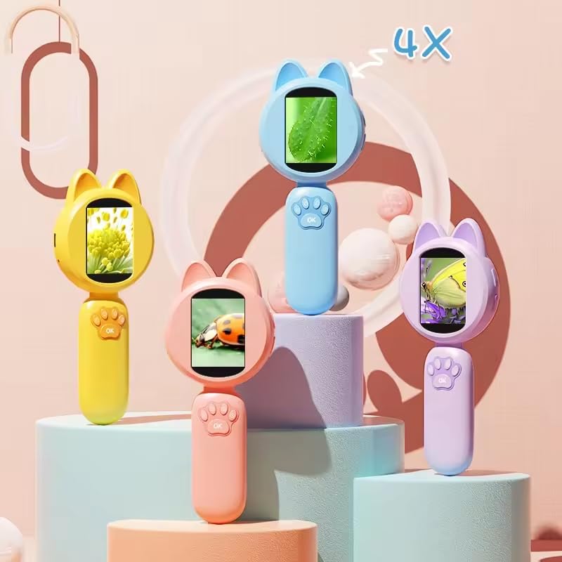 Image of Tobo 2-inch IPS Screen Magnifying Glass with Light, Coin Magnifier with White and UV Lights, 30X Magnifying Glass for Reading Windows /Mac (TD-1218IM)