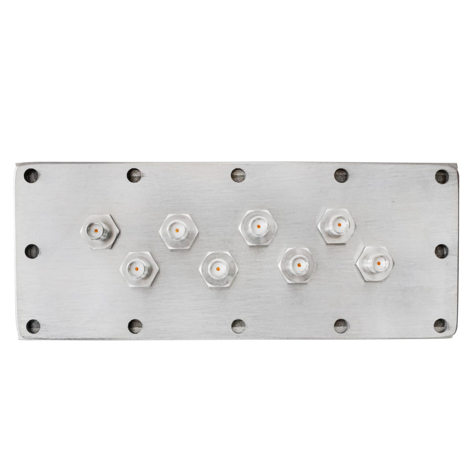 TOJOIN EMI-Filter Acht-Loch-SMA-Baffle-Baugruppe SMA-Buchse zu SMA-Buchse Schnittstellen Filter für RF Shield Box/HF-Abschirmbox/RF Shield Chamber/HF-Abschirmkammer/HF-Gehäuse/RF Enclosures