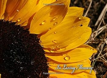 Paperback In Loving Memory: A Sunflower Funeral Guest Book